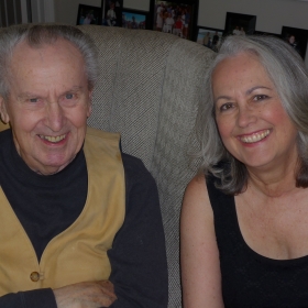 Kristi with her dad.