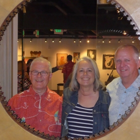 Kristi with friends and Project Redwood Partners Ed Kaufman and Dave Fletcher.