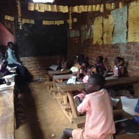 The younger children of the St Paul and Rose Centre at school.