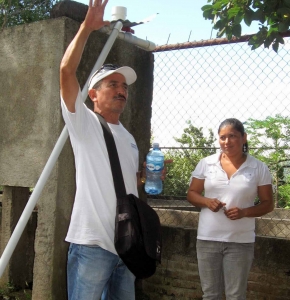 A CTI chlorinator installation at Barrio Manuel Piquer.