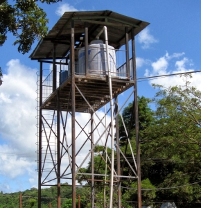 A CTI chlorinator installation at a coffee plantation.