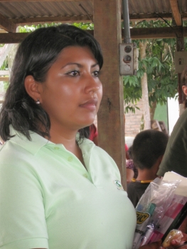 Yolanda Del Carmen Fletes Rosales, SHI's Project Officer for Women's Micro-Enterprise.