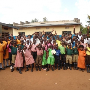 The children of the Saint Paul and Rose Orphans' Centre.