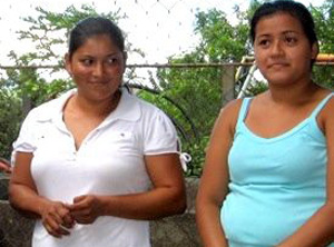 Yadira and Lisbeth: As leaders of the village CAP (volunteer water committee) and mothers of young children, Yadira and Lisbeth are committed to clean water and the maintenance of the water-chlorination system provided by a Project Redwood-funded program.
